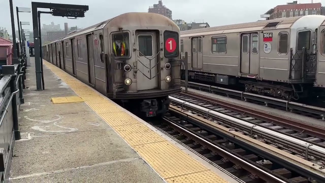 NYC Subway: (1) Train Action at 207th Street