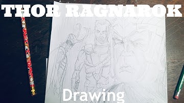 Thor ragnarok drawing|| TimeLapse part 1