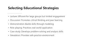Educational Strategies And Learning Principles Nchec Exam Prep