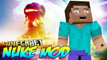 Minecraft Mods ! NUKE TNT - Scatter Bombs & Napalm & MORE