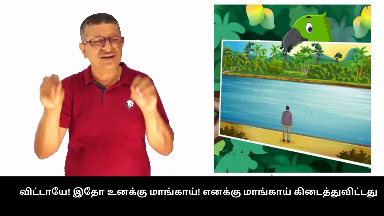 2811 - Children Story - 5th Std 10 Parrot with Picture by the Sign Class