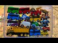 ASMR TOYS Robocar poli, tayo the little bus and friends lighting McQueen very funny