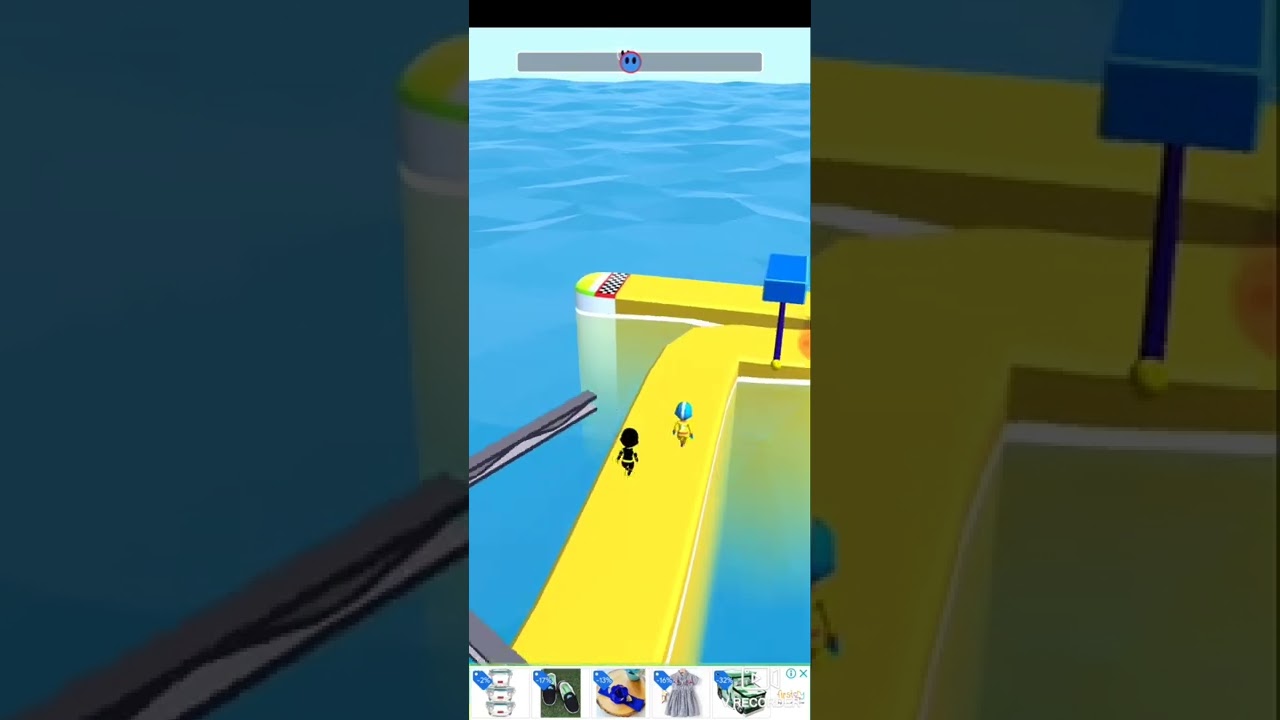 Sea Race 3D Game #shorts