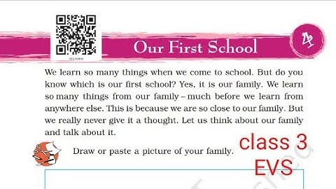 our first school class 3 EVS hindi explanation with Question answer/ NCERT ch 4/ by Time to Read(LI)