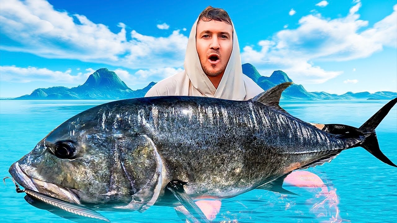 Рыбалка со скал в одиночку в экстремальных условиях — невероятный улов!