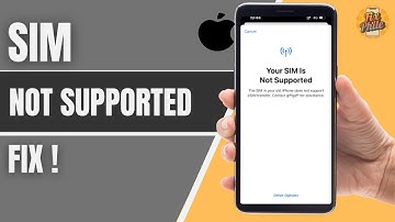 How to Fix SIM Not Supported on iPhone (2025) | Unlock & Activation Fix Tutorial