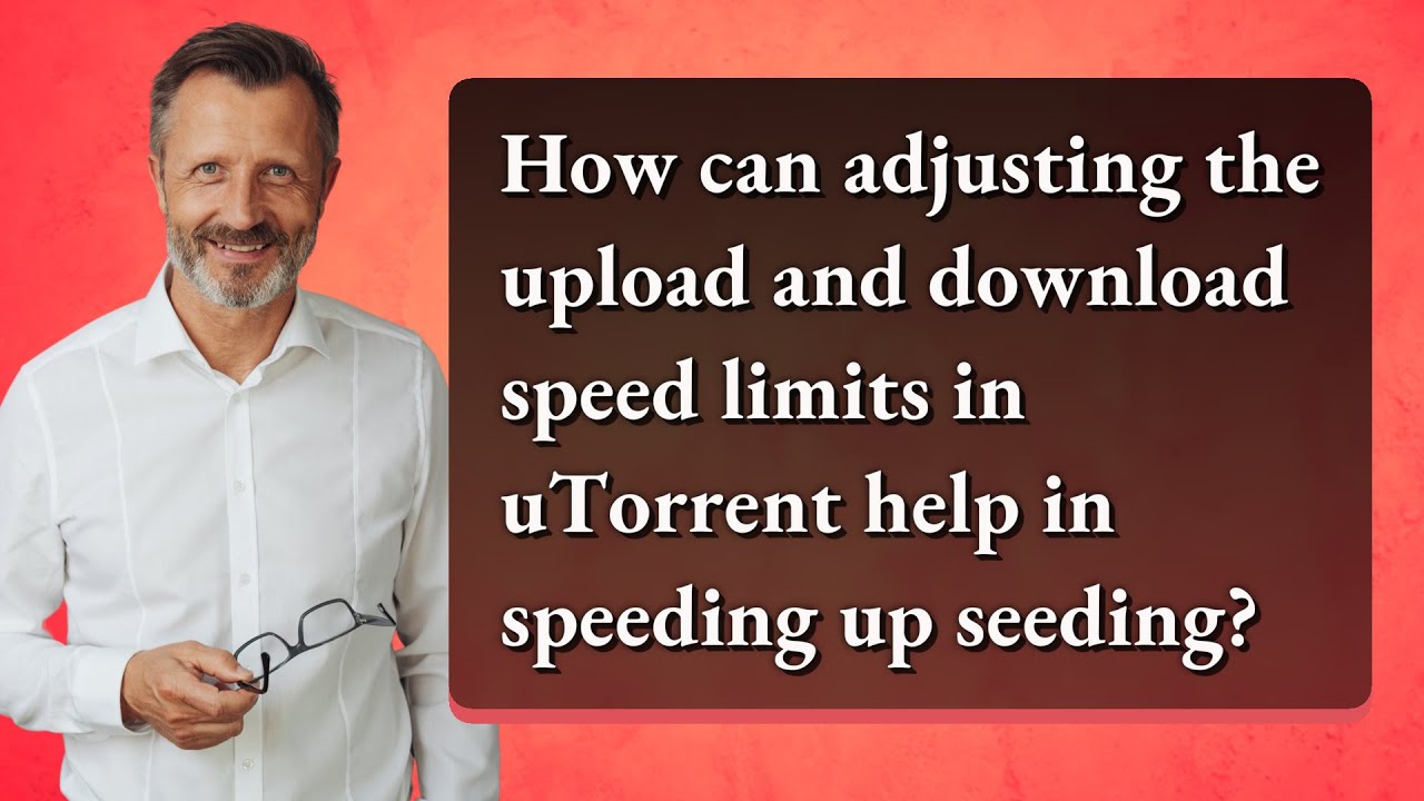 How can adjusting the upload and download speed limits in uTorrent help in speeding up seeding?