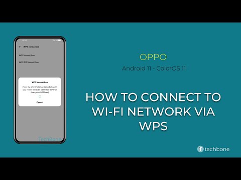 How To Connect To A Wi-Fi Network Via WPS - Oppo [Android 11 - ColorOS 11]