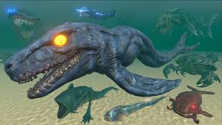 How BIG is Giant Mutant Whale - 3D Size Comparison - Sea Monsters