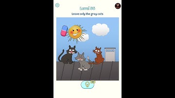 Erase It Delete One Part: Leave Only The Gray Cats Gameplay Walkthrough #Shorts