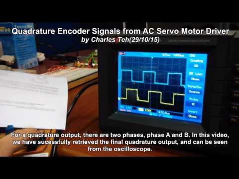 Quadrature Encoder Signals from AC Servo Motor Driver