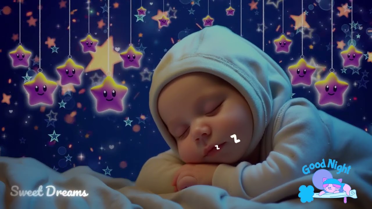 Baby Sleep Music 🎵 Soothing Mozart & Brahms Lullabies 🌙 Deep Sleep & Sweet Dreams in 3 Minutes