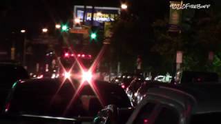LAFD Engine 82 (spare) Responding