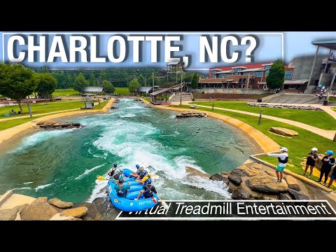 Walking Tour of US National White Water Center in Charlotte, North Carolina - Virtual Treadmill Walk