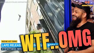 Black Man Jumps Off 50 Foot Building To Avoid Arrest Guess What LAPD Does