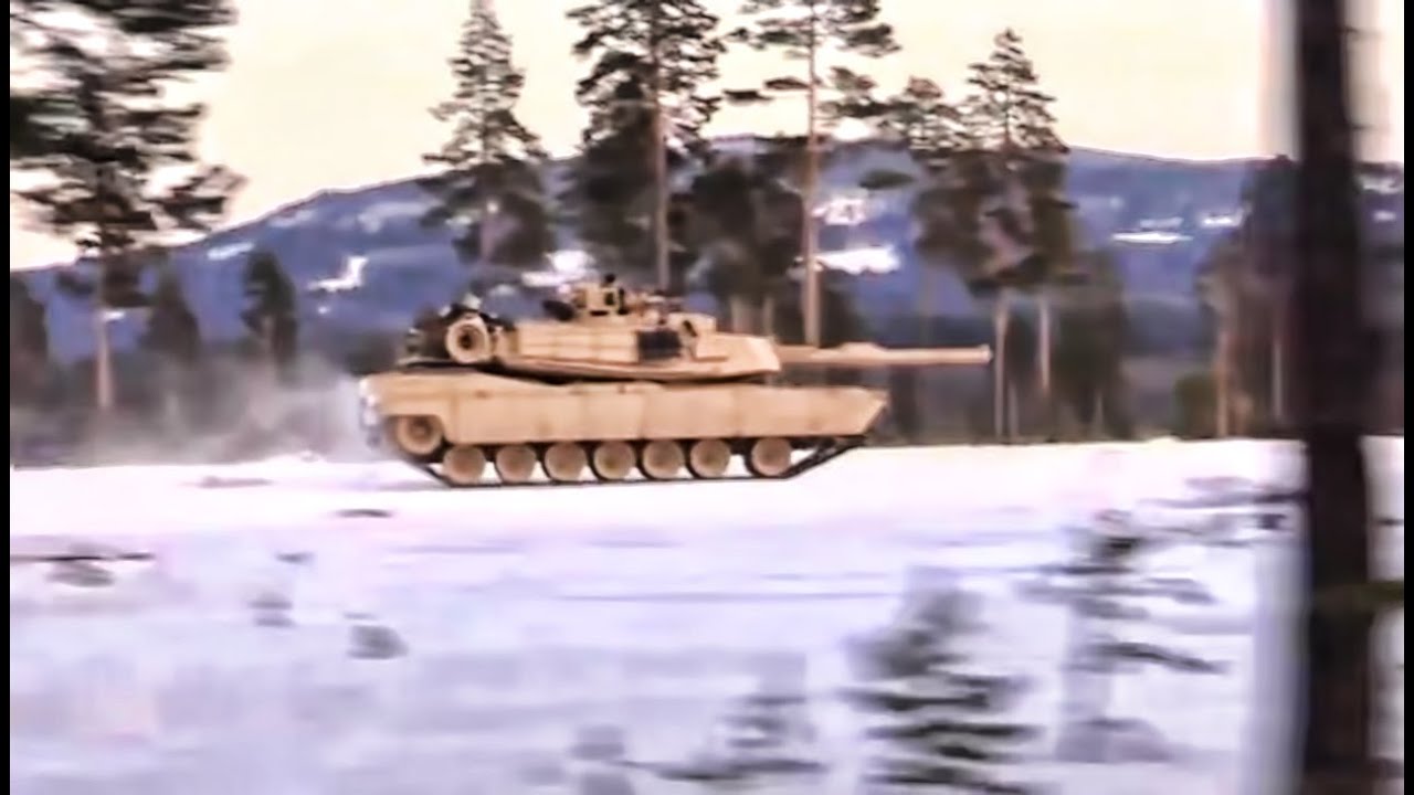 USMC Tanks Run Top Speed Across Norway YouTube