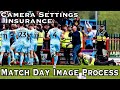 Match Day image process - Camera settings and insurance. SPORTS PHOTOGRAPHY image