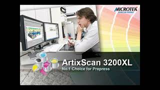 Microtek ArtixScan 3200XL A3 Pre-Press CCD A3 Flatbed Scanner with TMA