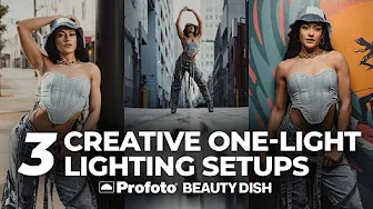 3 ONE-LIGHT Street Portrait Lighting Setups | Profoto Beauty Dish