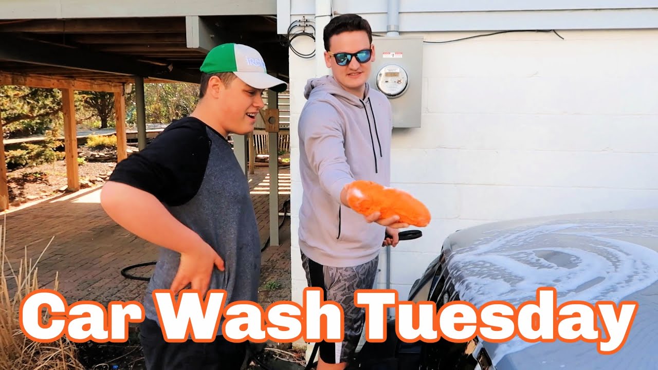 Tuesday Car Wash and Beach Trip YouTube