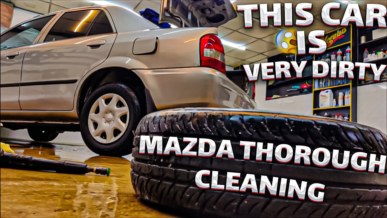 From zero to one hundred Mazda cleaning💣