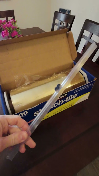 How to install the Kirkland Signature Stretch-Tite Plastic Food Wrap, 12 in  x 750 ft item 208721 