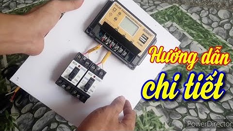 ❤ Hướng Dẫn Đấu Nối Điều Khiển Sạc Pwm 30A năng lượng mặt trời (Từ A - Z) - Shop Solar