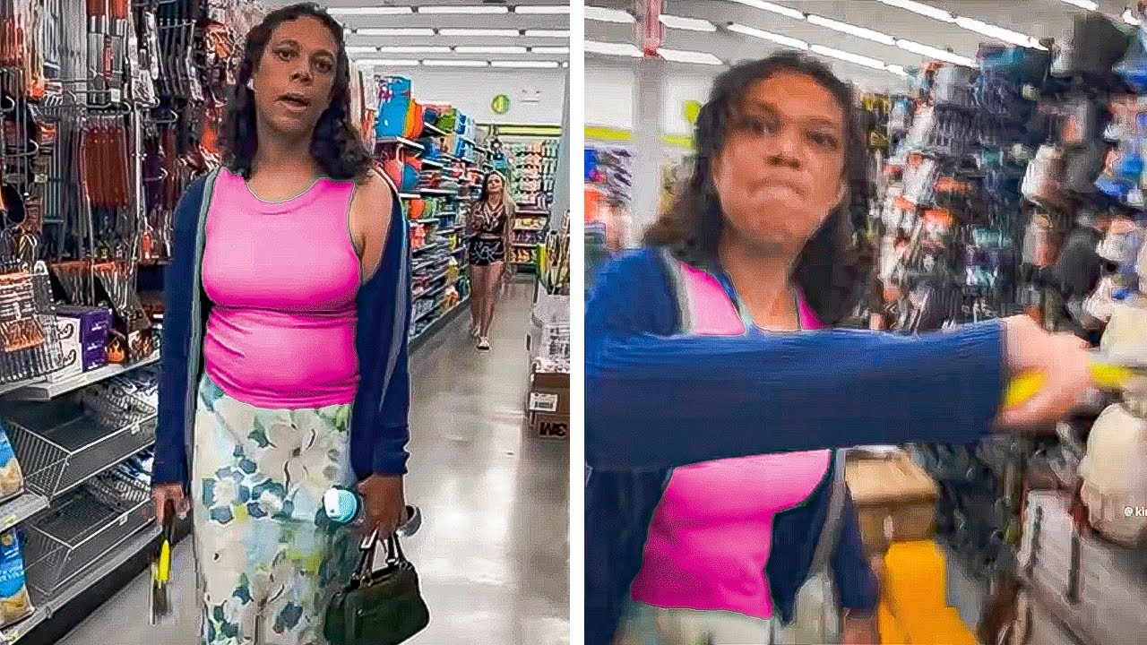 Karen With a HAMMER Tries Attacking a Man..