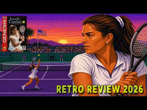 Before Virtua Tennis, There Was This - Jennifer Capriati Tennis | Retro Review Sega Genesis 4K