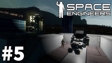 Space Engineers (Planet Survival) - Part 5 "IT IS FLYING! IT IS CRASHING!"