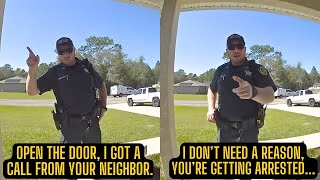 Cop Shows Up To His Door A Over Neighbor Complaint But Ends Up Owning Himself