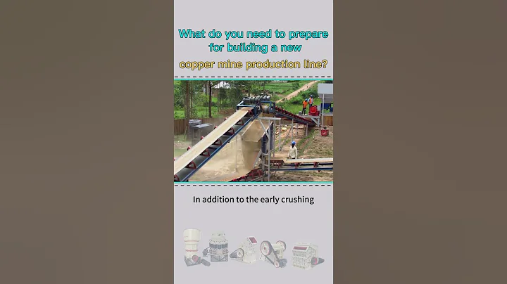 What are the parts of a copper ore production line?