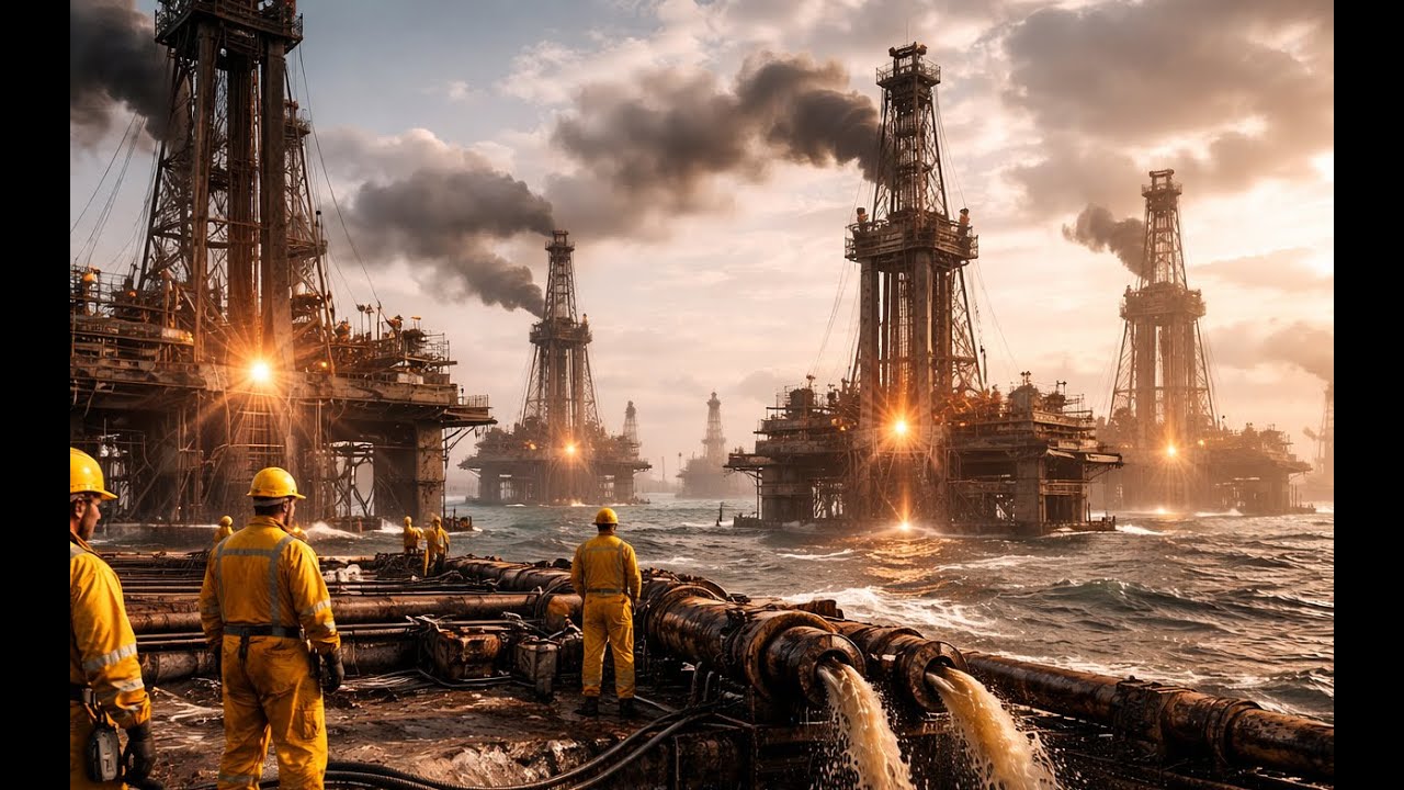 Inside a Modern Oil Refinery How Crude Oil Is Extracted From the Ground and Turned Into Fuel