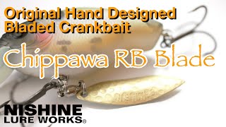 Bladed Crankbait Chippawa Rb Blade Model - Equipped With Original Hand Designed Blade Crankbait.