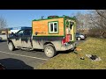 @Todd_c_lovejoy Truck Camper build. First trip Maine to Los Angeles. End of Day 2 #camperbuild