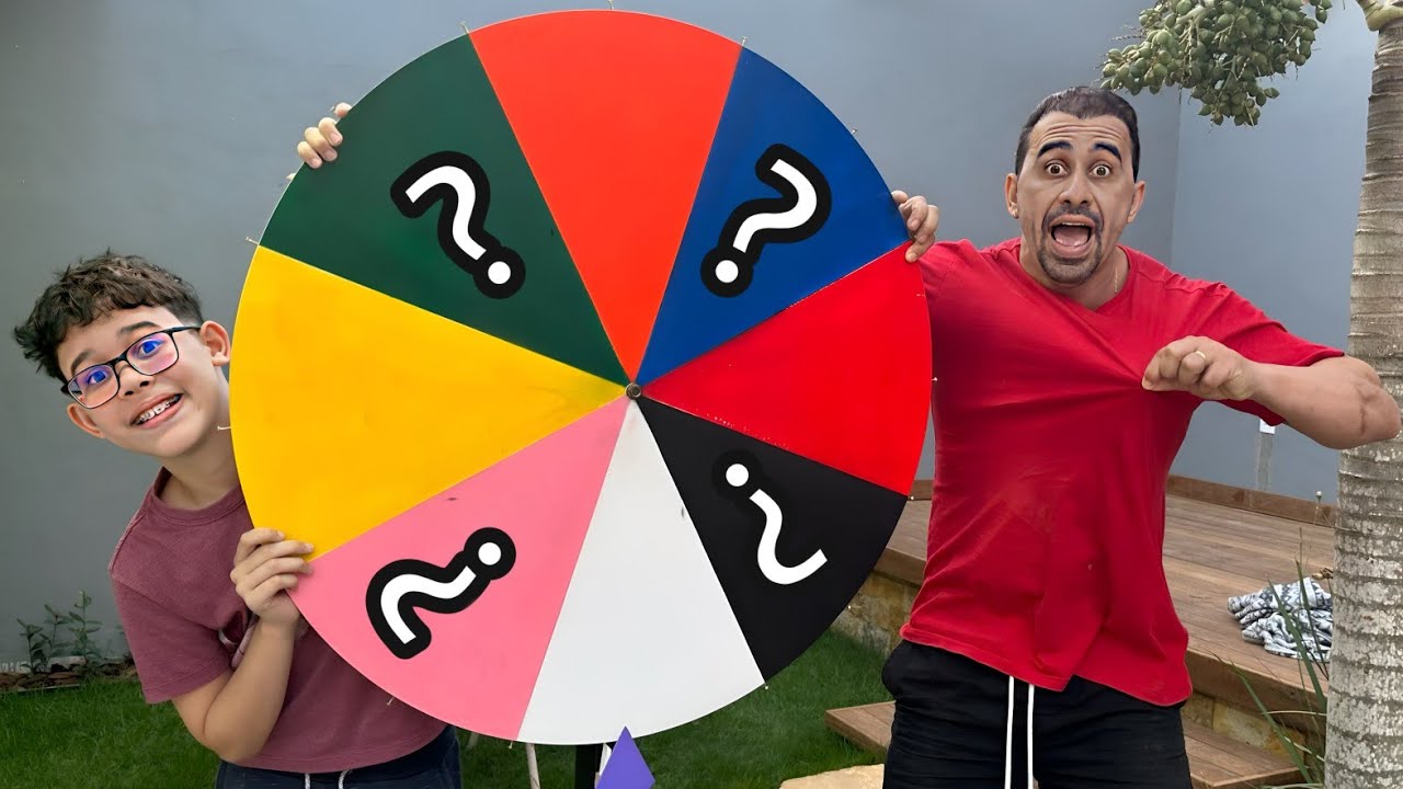 A ROLETA VAI ESCOLHER A COR QUE TENHO QUE PROCURAR!