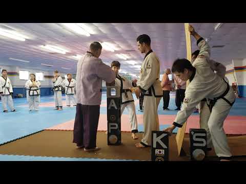 JCB 3rd Degree Black Belt Testing Breaking Bricks 