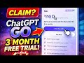 ChatGPT Go 3 Month Free Trial Offer — সত্যি নাকি? Full Explained