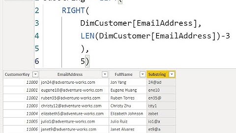 Substring in DAX   How to get Part of String Field in Power BI Using DAX Expression