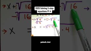2025 Solving 2-step equations Pt 4