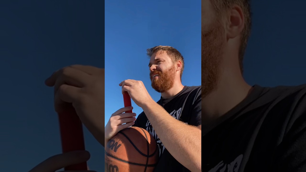 The under inflated basketball #basketball #holes