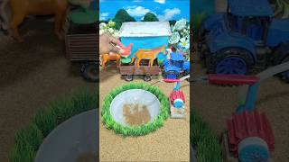 Mini hand pump project water with supply motor drinks horse hen farm #waterpump #shorts