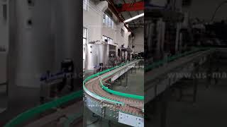 Automatic wine bottle negative pressure type vacuum bottle filling machine factory video