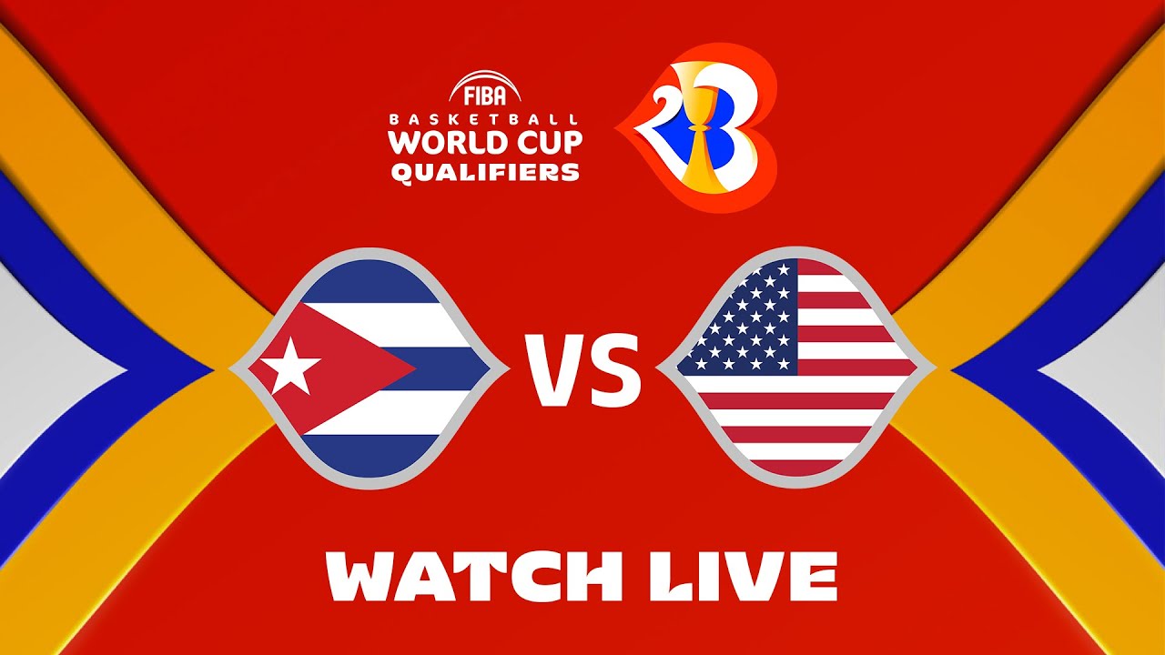 Cuba v USA Full Basketball Game FIBA Basketball World Cup 2023 - FIBA Basketball World Cup 2023 Americas Qualifiers