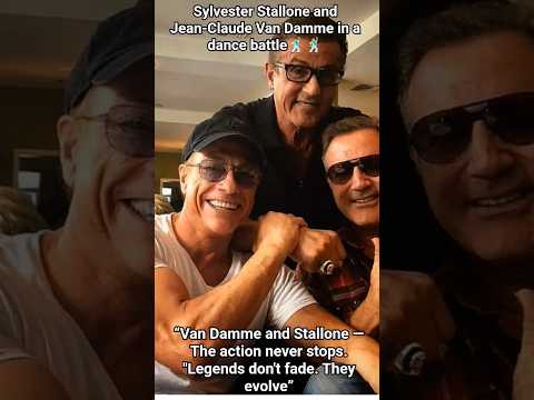 Sylvester Stallone And Jean Claude Van Damme In A Dance Battle Stallone VanDamme DanceBattle
