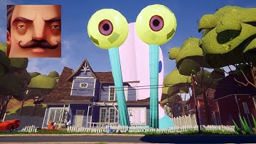 Hello Neighbor - My New Neighbor Big Gary Snail (SpongeBob) Act 2 Door Gameplay Walkthrough