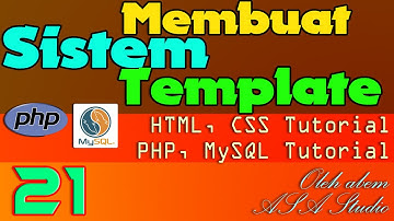Membuat Sistem Template, 21, Background Upload File Gambar, PHP, MySQL, CSS Tutorial Seri