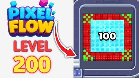 Pixel Flow Level 200 Walkthrough