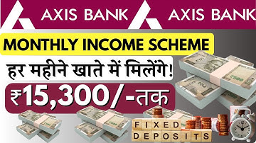 Axis bank Monthly income Scheme | Axis bank monthly payout scheme interest rate 2025 | Axis MIS Plan