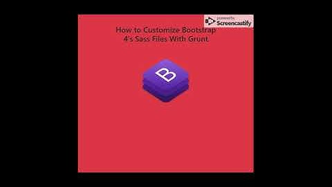 Customize Bootstrap’s Sass Files With Grunt